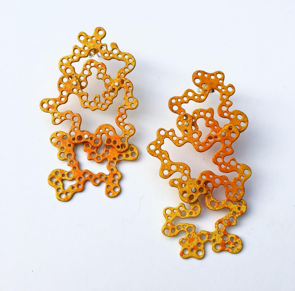 Orange Blossom Earrings